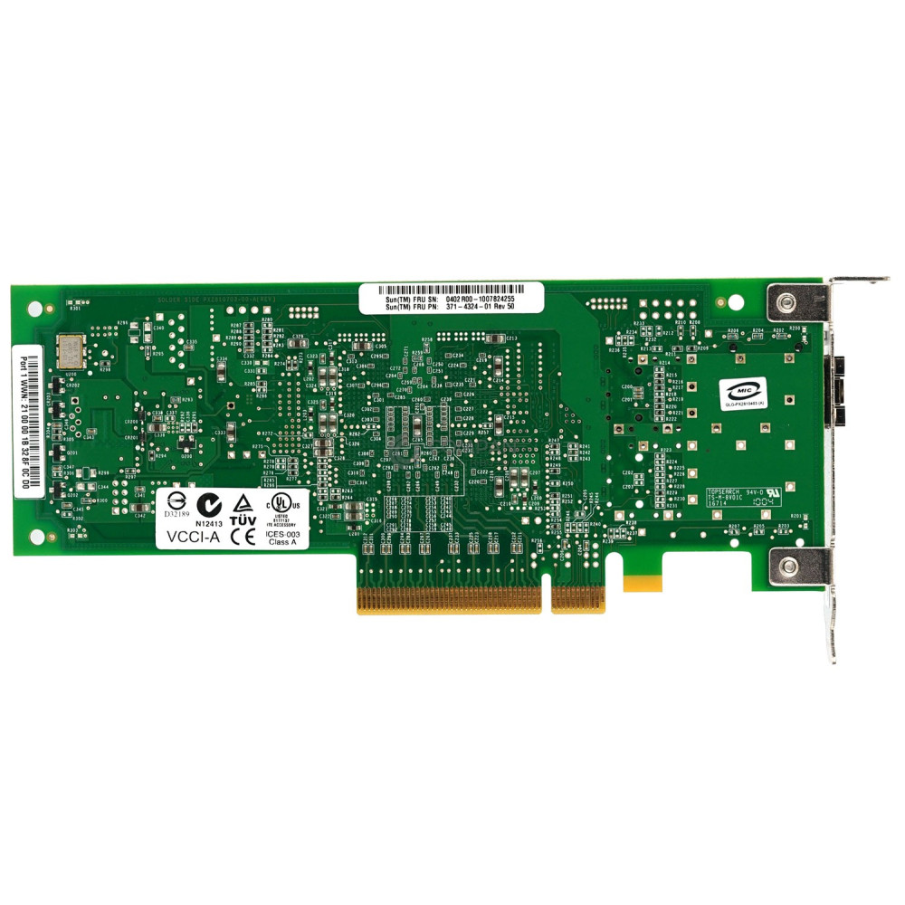 371-4324-01 LP SUN QLE2560 8GB SINGLE PORT PCI-E ADAPTER LOW PROFILE